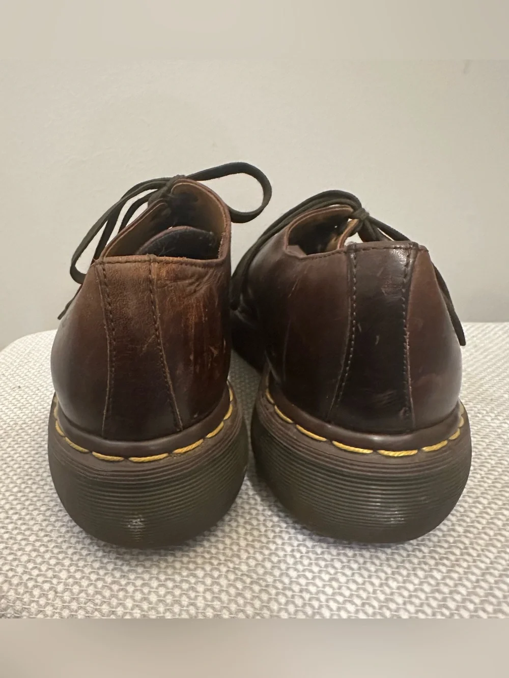 Vintage Dr. Martens A8434Z Brown Leather Oxford Shoes Men’s US 8 Made in England